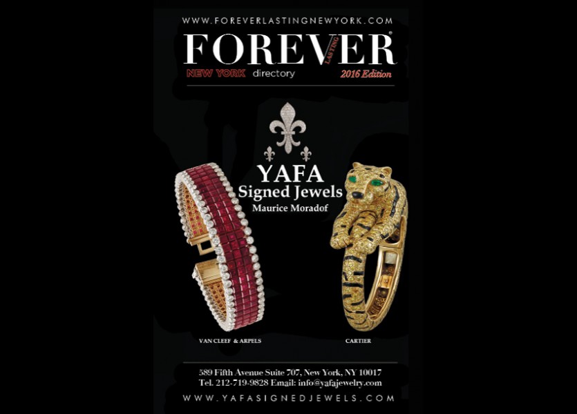 Yafa Jewels – Forever Lasting New York – Advertising 2016 Cover