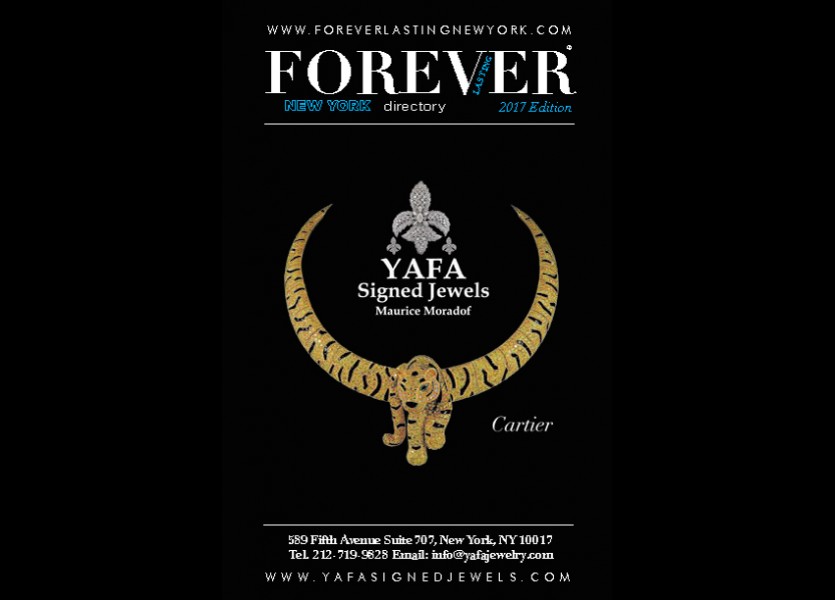 Yafa Jewels – Forever Lasting New York – Advertising 2017 Cover